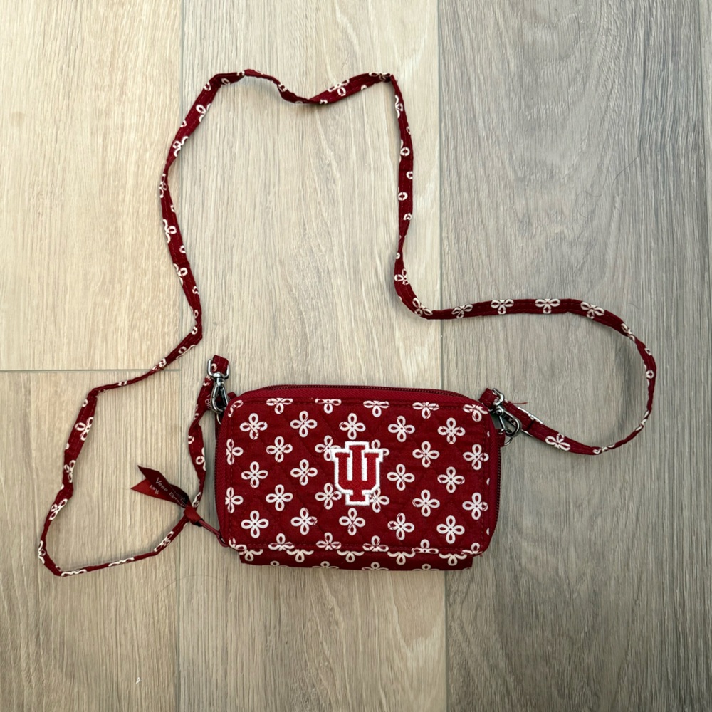 Vera Bradley IU Indiana University wristlet and crossbody bag